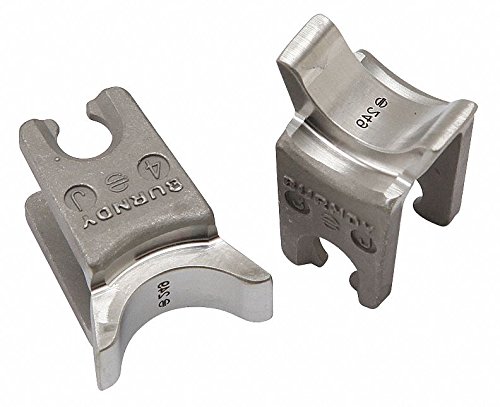 Burndy Type W Crimping Die, 2/0-4/0 AWG, Silver, W249, Crimping Pliers