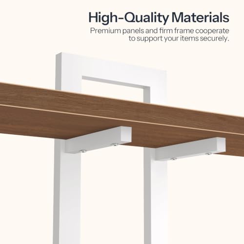 Image of HOOBRO 2-Tier Floating Shelves, 15 Inch Wall Shelf Set of 2