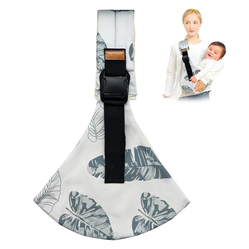 Image of Baby Sling Carrier,Toddler Carrier, 2025 New Baby Sling,Portable and Lightweight Sling,Non-Slip Hip Seat Carrying 10-30lbs(Leaf)