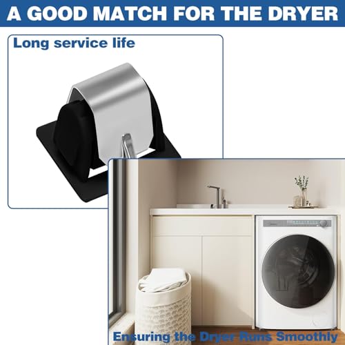 4-teilige schwarze Kühlschranktürschlossschnalle mit Federclip, Türverschlusszubehör, ersetzt 4512762, Ap6037347, Ps11766999, Eap11766999, We01x25316,Ersatz für Türverriegelung Kit