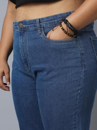 Image of HIGH Star Women's Regular Fit Mid Rise Jeans
