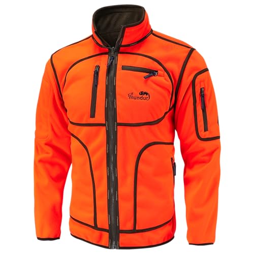 Full mundur Orange Blaze Camo Veste de chasse réversible pour homme coupe-vent imperméable
