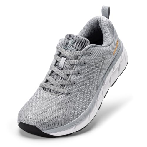 Image of FitVille Wide Walking Shoes for Men Comfortable Lightweight Running Wide Toe Box Shoes for Men Non Slip Cushioned