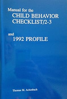 Paperback Manual for the Child Behavior Checklist 2-3, 1992 Profile Book