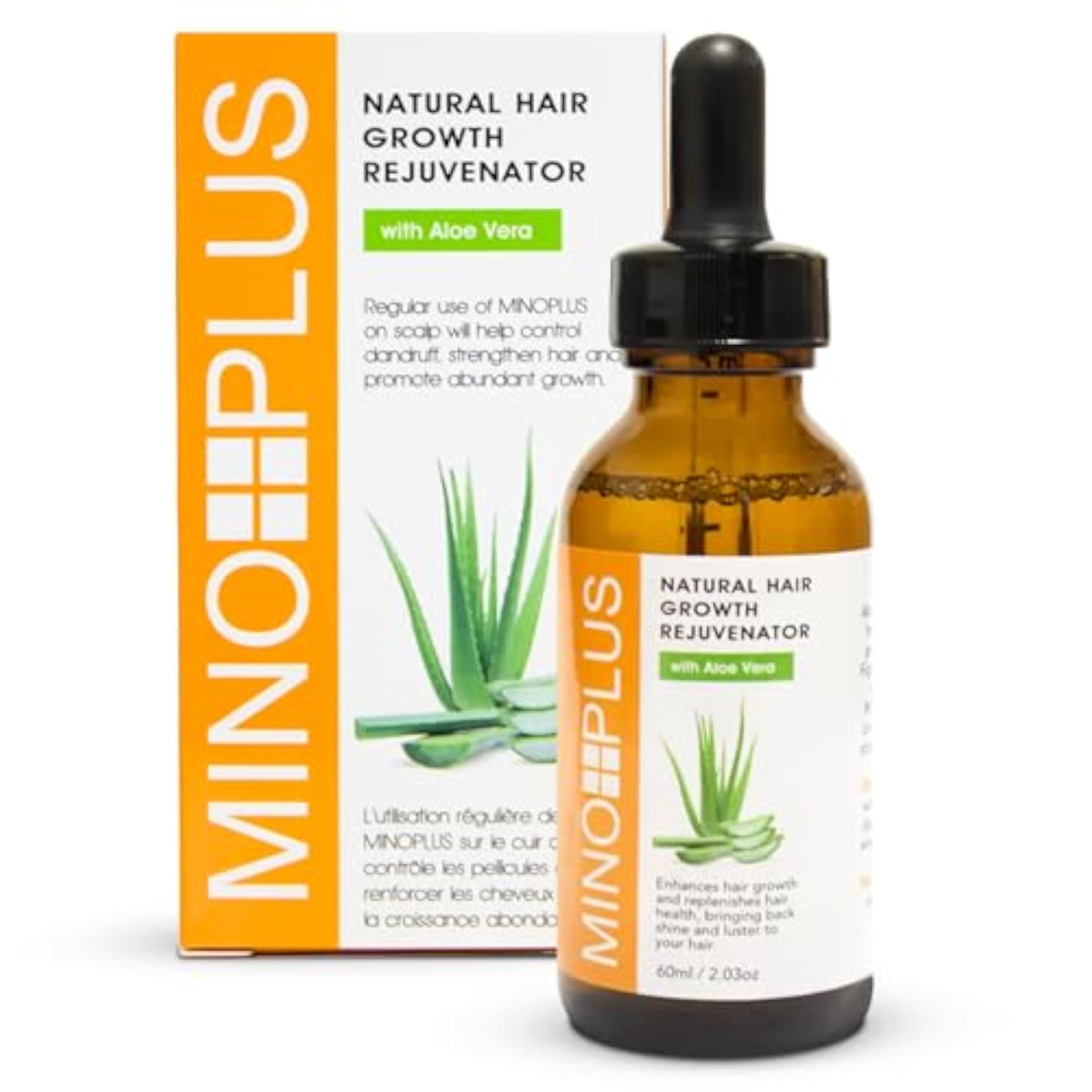 Natural Hair Growth Rejuvenator with Aloe Juice, 60ml