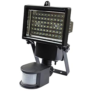 NewRed Store 60 LED IP65 Oplaadbare Solar Power Lightlight Security Dusk Yard Lawn Outdoor schijnwerper buikspieren…