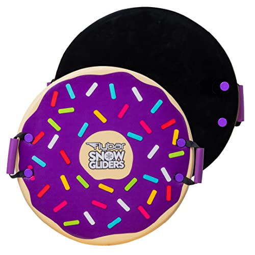 Flybar Snow Sled for Kids - Foam Saucer Disc Sled, Ages 6+, Easy Grip Handles, Durable with Slick Bottom & PE Core Build, Lightweight Sleds for Kids, Snow Toys for Kids Outdoor, Up to 110 lbs, 26