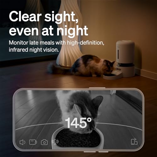 image for PETLIBRO Automatic Cat Feeder with Camera, 1080P HD Video with Night V