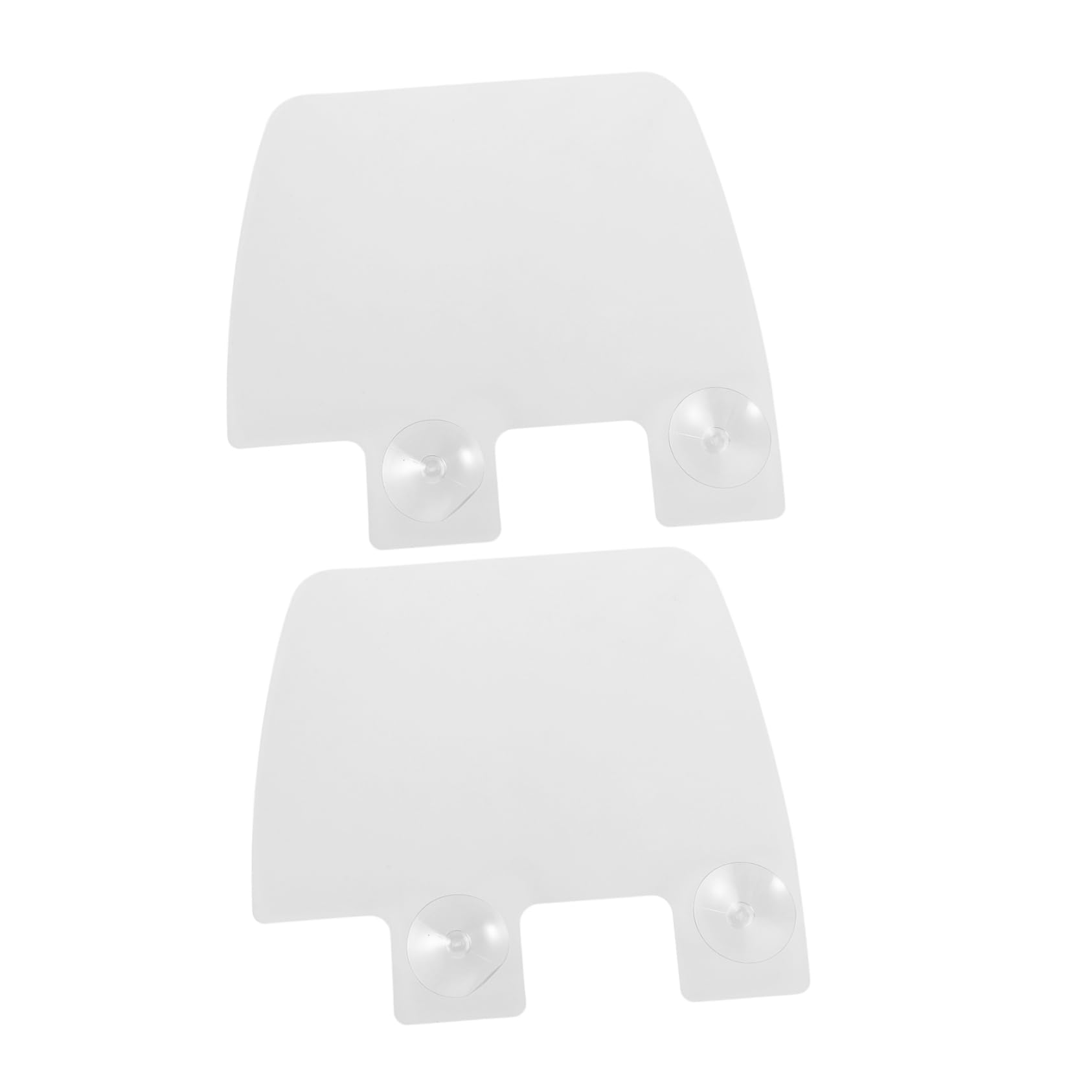 VANZACK 2Pcs Transparent Kitchen Sink Splash Guard with Suction Cups Reusable Water Blocking Barrier for Dishwashing and Vegetable Rinsing Modern Kitchen Accessories