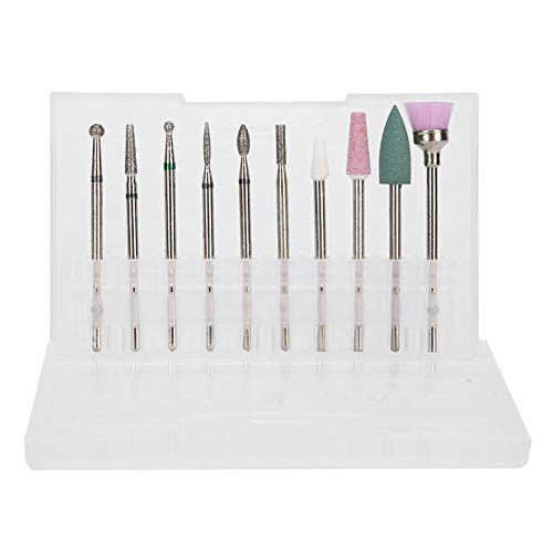10st Nail Art Slijpkoppen, Manicure Pedicure Nagelboren voor Verwijdering van Dode Huid, Nagelschuren Polijstkoppen Set… - Afbeelding 3