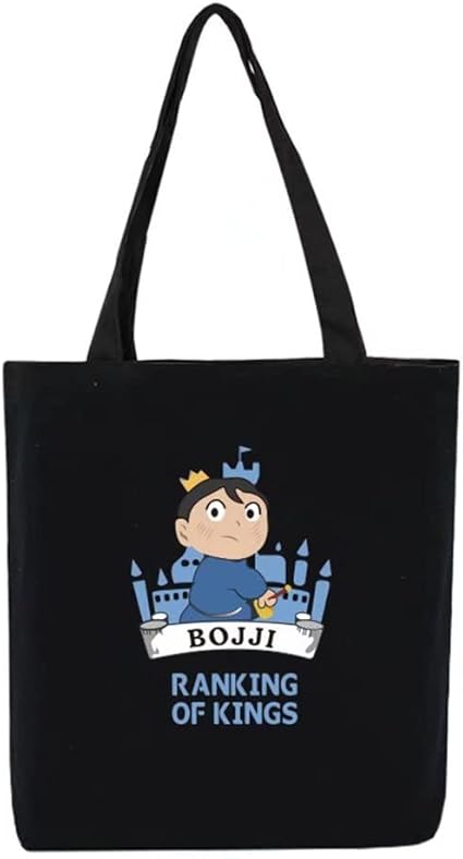 Amazon Emelun 王様ランキング ボッジ カゲ アニメグッズ トートバッグ 大容量 キャンバス 通勤 通学 ハンドバッグ ミニトート バッグ ズック アニメ 萌グッズ 手提げバッグ D アニメ 萌えグッズ 通販