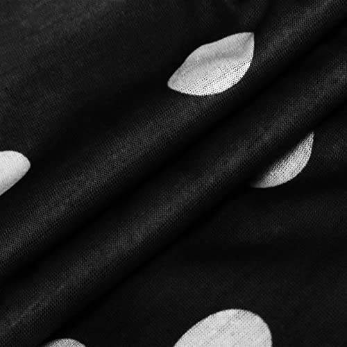 Preto verão outono meninas adolescentes sem mangas 2023 roupas moda algodão gola V gráfico de bolinh