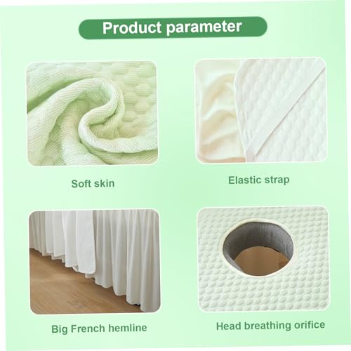 Housse table massage 80 x 190 anti-transpiration avec ouverture pour le visage - 3