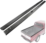JMTAAT 8.0Ft Rear Truck Bed Rail Cap Cover Compatible with Super Duty 2002-2016 Ford F250 F350 F450 F550 Replacement for 2C3Z99291A40AAA 2C3Z99291A41AAA Side Top Molding Protector LH & RH