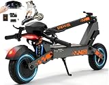 KuKirin G2 Monopattino Elettrico Adulto, Scooter Elettrico Pieghevole, Autonomia fino a 55 km, Schermo Touch, Batteria 48V 15.6Ah BMS, Pneumatici Tubeless 10 Pollici, Doppia Sospensione- Regalo Feste