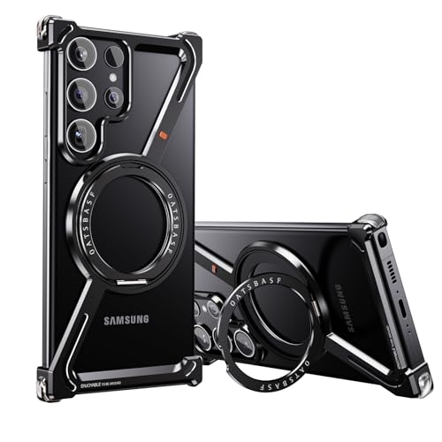 Coque de protection premium Galaxy S24 Ultra béquille aluminium OATSBASF