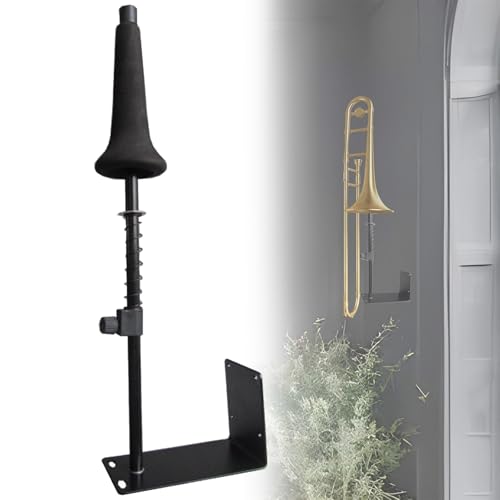Messing-instrumentenaufhänger, an Der Wand Montierter Posaunenständer, Länge 44 Cm, Hochdichter Eva-schaum, Ausstellungshalterung für Bühne, Live-konzert, Aufnahmestudio, Schule, Zuhause