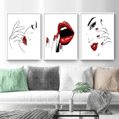 Affiches et impressions nordiques salon art mural toile femme sexy 60x80cm
