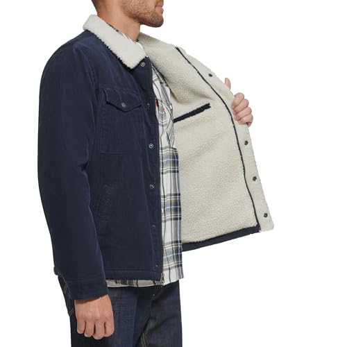 Levi's Men's Corduroy Sherpa Lined Trucker Jacket3