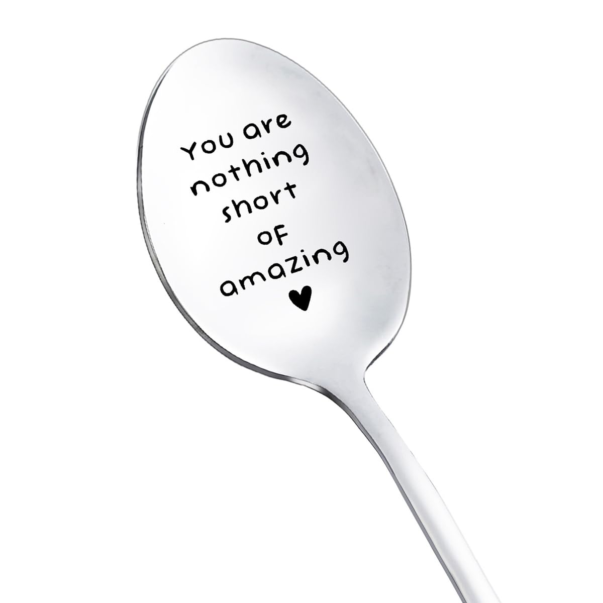 Inspirational Encouragement Gifts for Women Men You Are Nothing Short of Amazing Spoon for Sister Coworker Positive Motivational Gift for Coffee Tea Lovers Engraved Spoons
