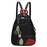 ➤【CARACTERÍSTICAS】: La mochila es multifuncionl, se puede usar como mochila, bolso bandolera o bolso de hombro según sus necesidades. Y equipado con orificio para auriculares y un puerto de USB, puede escuchar música y cargar su móvil en cualquier momento y en cualquier lugar, como viajes, escuela, compras, etc.