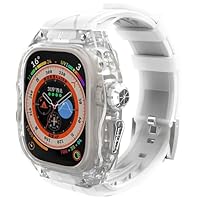 Amazon.co.jp: 高級軽量透明ケース适用Apple Watch Ultra 1/2