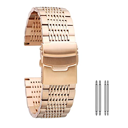 Correa de reloj de 22 mm intercambiable para sustitución cómoda