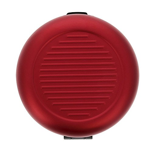 [ÖGON -DESIGNS-] [オゴン/OGON] 小銭入れ フランス製 アルミラウンドコインケース メンズ (レッド)