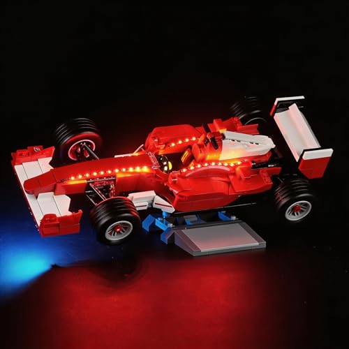 Image of LED Light Kit Compatible with Lego F2004 & Michael Schumacher 11375 Set, Light Kit for Lego 11375 Building Blocks Model, Not Included The Model Set