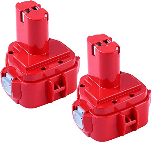 2 X 12V 5.0Ah Akku Ersatzakku für makita PA12 1222 1220 1233 1234 1235 1235F 192696-2 192698-8 192698-A 193138-9 193157-5 Ersatzakku 5000mAh Werkzeugakku