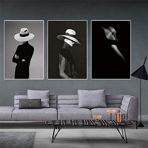 Cuadros africanos en lienzo moderno de mujer sexy para decoración de pared grande 4