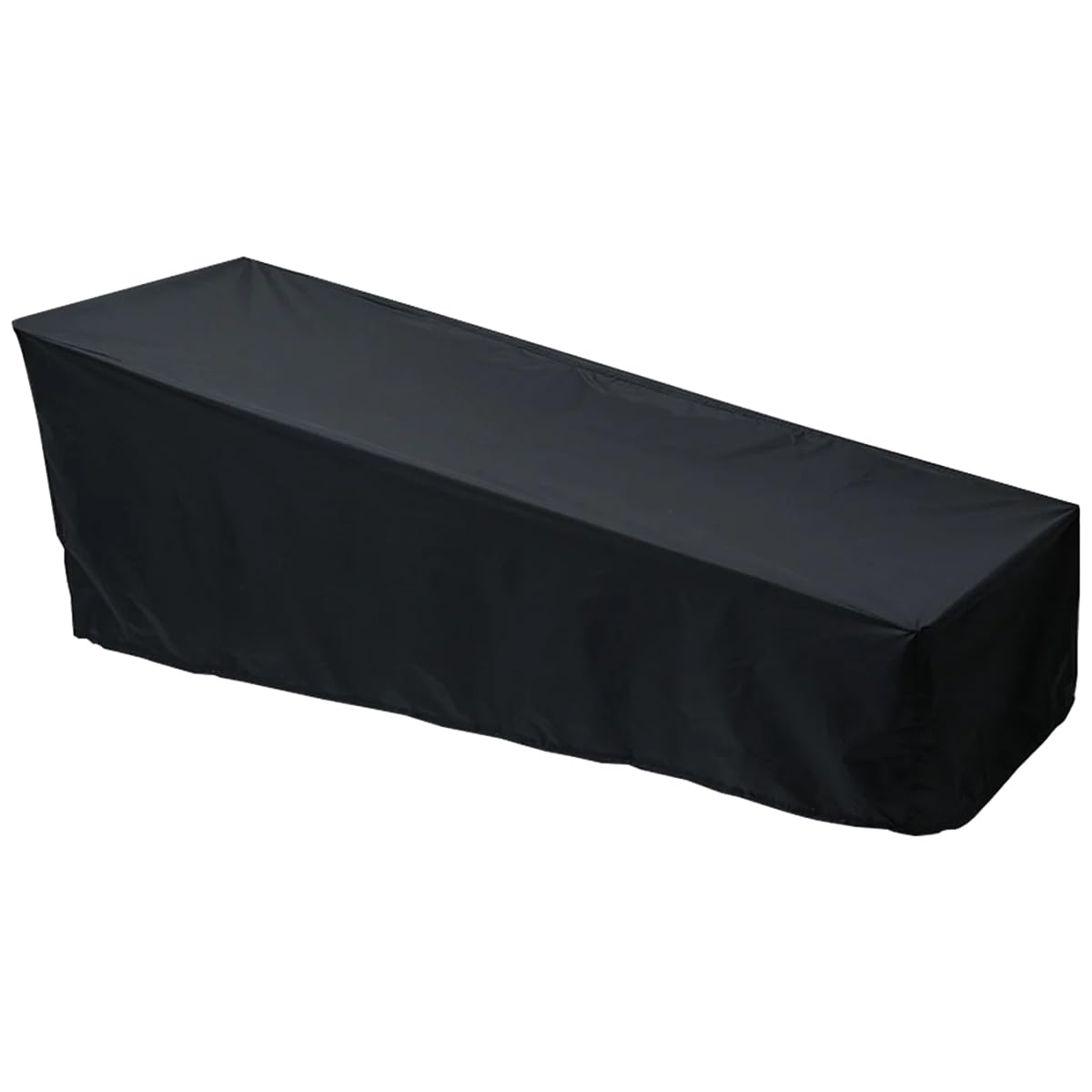 Housse de protection imperméable extérieure pour transat noir