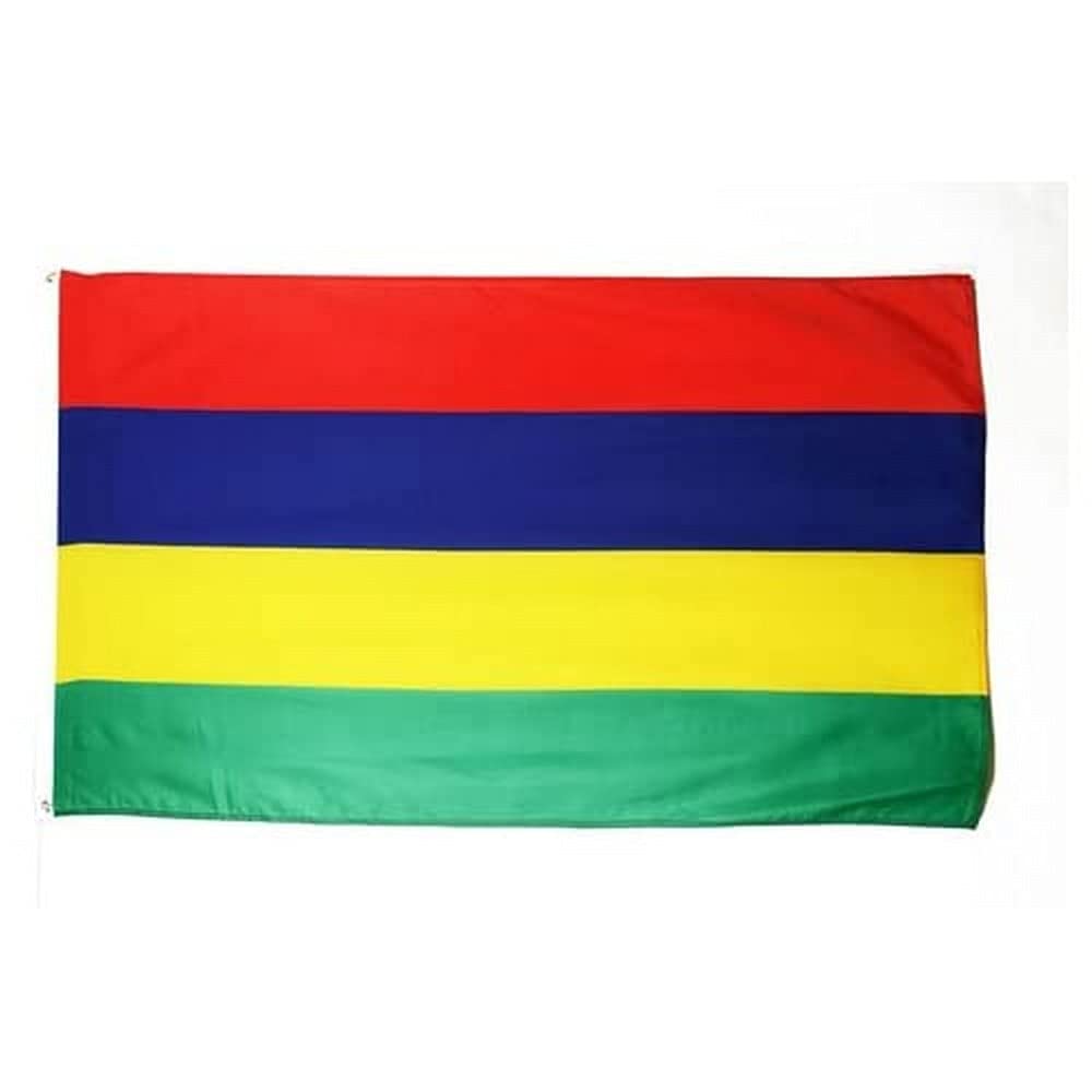 AZ FLAG - Mauritius Flag - 2x3 Ft - 100D Polyester Mauritian Banner with Two Metal Grommets - Fade Resistant - Vivid Colors - 2' x 3' Feet - 90x60 Cm