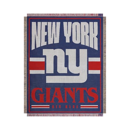 FOCO New York Giants NFL Team Logo Woven Tapestry - 46" x 60"