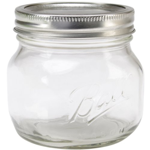 Ball Canning Platinum Wide Mouth Pint Jar, Pack of 4