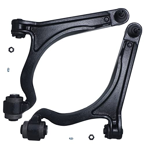 Detroit Axle - Front Lower Control Arms and Ball Joints for 04-08 Chrysler Pacifica 2004 2005 2006 2007 2008, 2pc Set Lower Control Arms & Ball Joints Pair Assembly Replacement