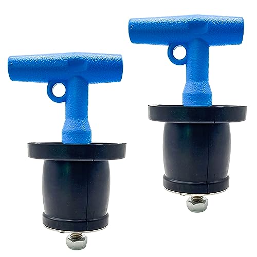 BOPOREAE 2 Pcs Mechanical Test, Seal, Cleanout Pipe Plug 1-3/4" to 2-1/4"