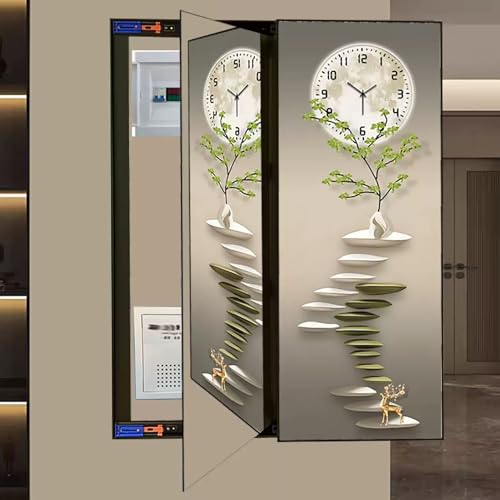 Miroir de plain-pied coulissant haut de gamme en finition Color 6