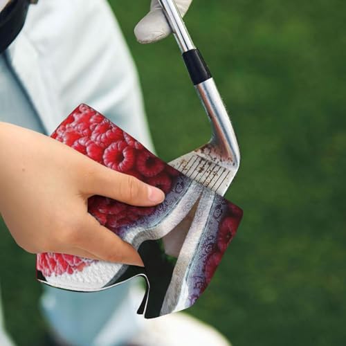 Serviette de golf Red Cake gaufrée : l'accessoire idéal sur le parcours - 8