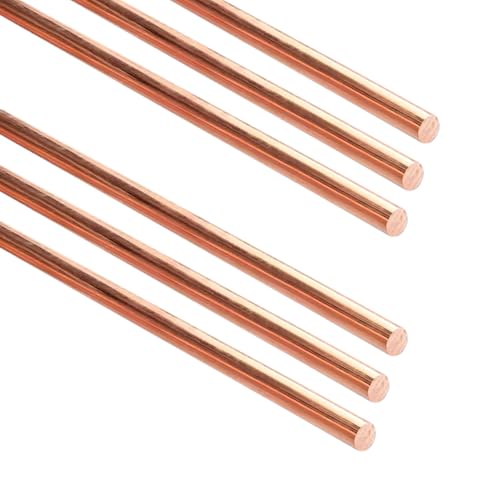 12-Inch Length Pure Copper Round Rod 1/8