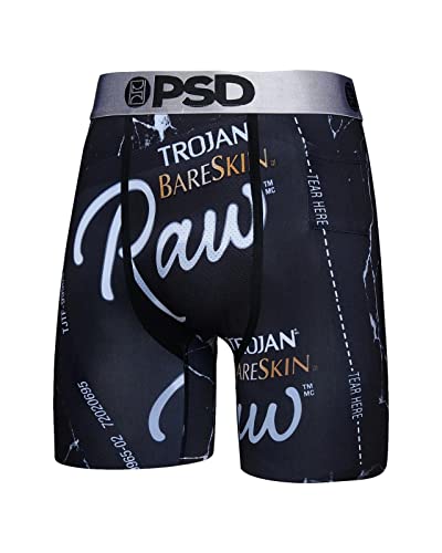 PSD Men's Raw Unwrapped Hp Boxer Briefs, Black, XXL