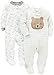 Produktbild Simple Joys by Carter's Baby Schlaf- und Spielset, Baumwolle, mit Füßen, 2 Stück ,Bear/Turtle ,0-3 Months