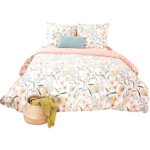 Housse de Couette Satin de Coton Feuillage - HOUSSE DE REVE Cover