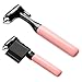 OUDEW Car Window Breaker - Zinc Alloy Glass Breaker and Seat Belt Cutter - 3-in-1 Emergency Escape Kit with Fireproof All-Metal Design - Essential Car Safety Tool for Emergency Escape,Pink, 2-Pack