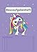 Produktbild Hausaufgabenheft: Einhorn Grundschule Mädchen 2021/2022 Ohne Datum | Din A4 | 50 Blatt | Aufgabenheft Klasse 1 2 3 4 | Lila