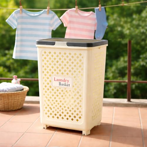 Image of Oblivion Laundry Bag for Clothes - Multiuse Foldable Laundry Basket with Wheels, Space-Saving Large Capacity Portable Clothes Bucket, Rolling Storage Bin for Home, Laundry Room & Dorm Use (Pack of 1)