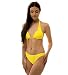 Produktbild ROCK-IT Apparel Bikini Damen Set I Bikinioberteil Set mit Bikinihose I Triangel Bikini mit Push up Pads zum rausnehmen I Farbe Gelb (Slip M - Top M)