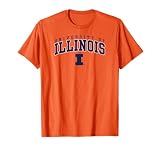 Illinois Fighting Illini Arch Over Logo Officially Licensed T-Shirt