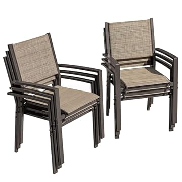 stackable plastic lawn chairs