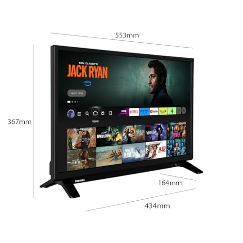 Toshiba 24WF2F53DB 24 Inch HD Ready Smart TV, TRU Resolution, TRU Micro Dimming, HDR10, Dolby Audio - Image 3